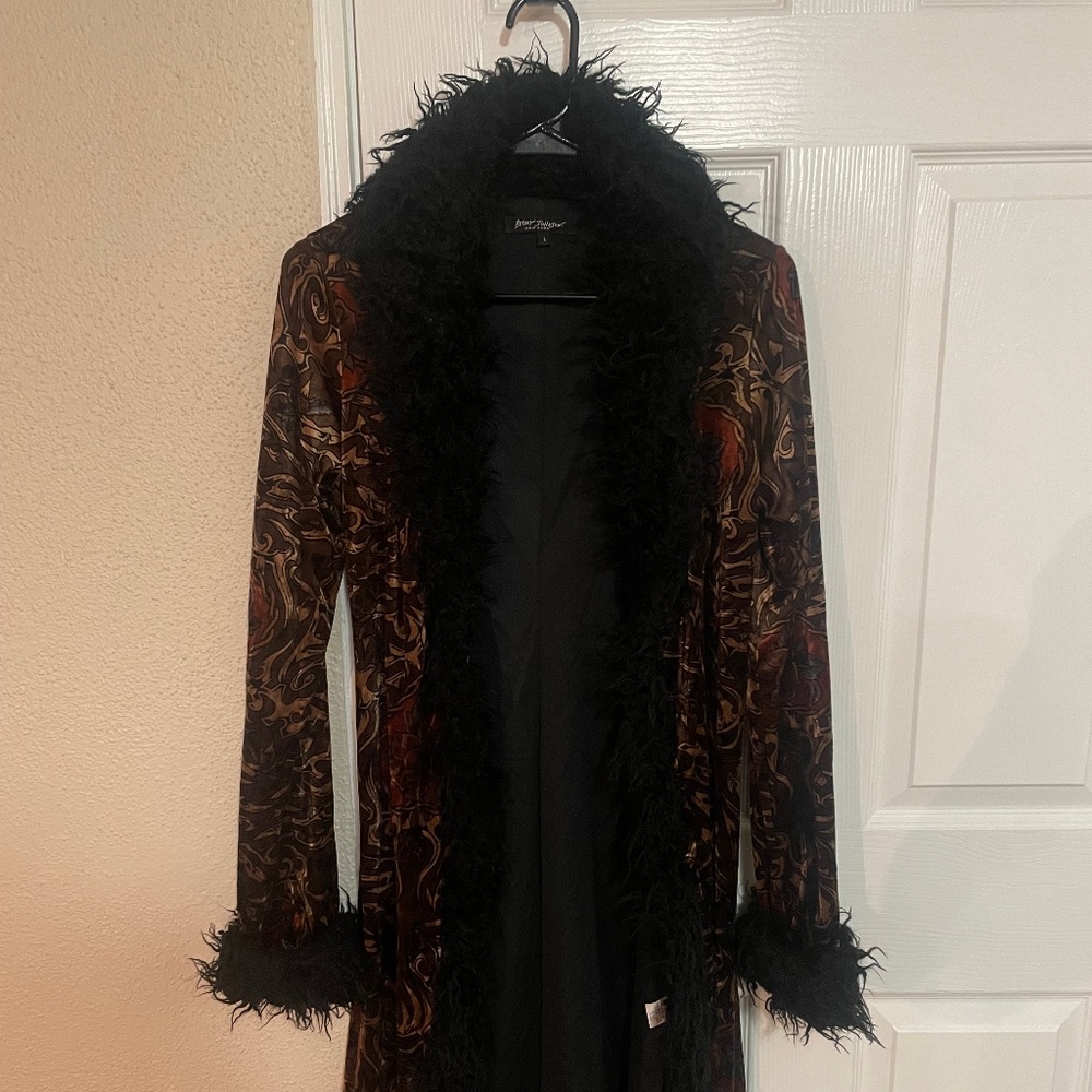 Vintage 90’s Betsey Johnson Velvet Coat